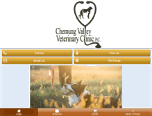 Tablet Screenshot of cvvetclinic.com